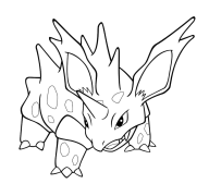 Nidorino Online Värvimine